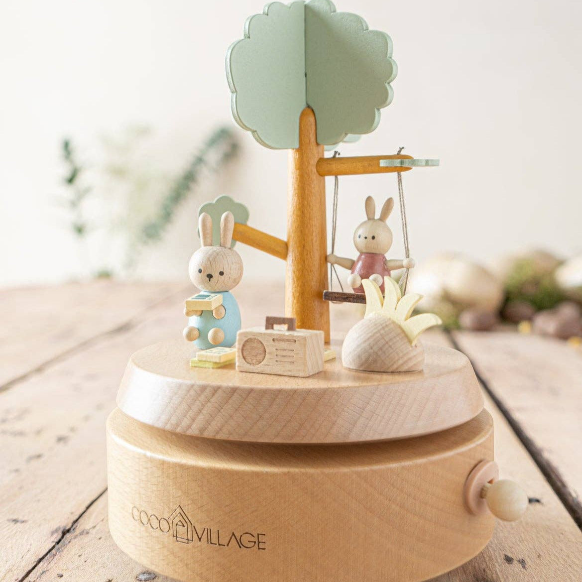 Bunny Play Music Box