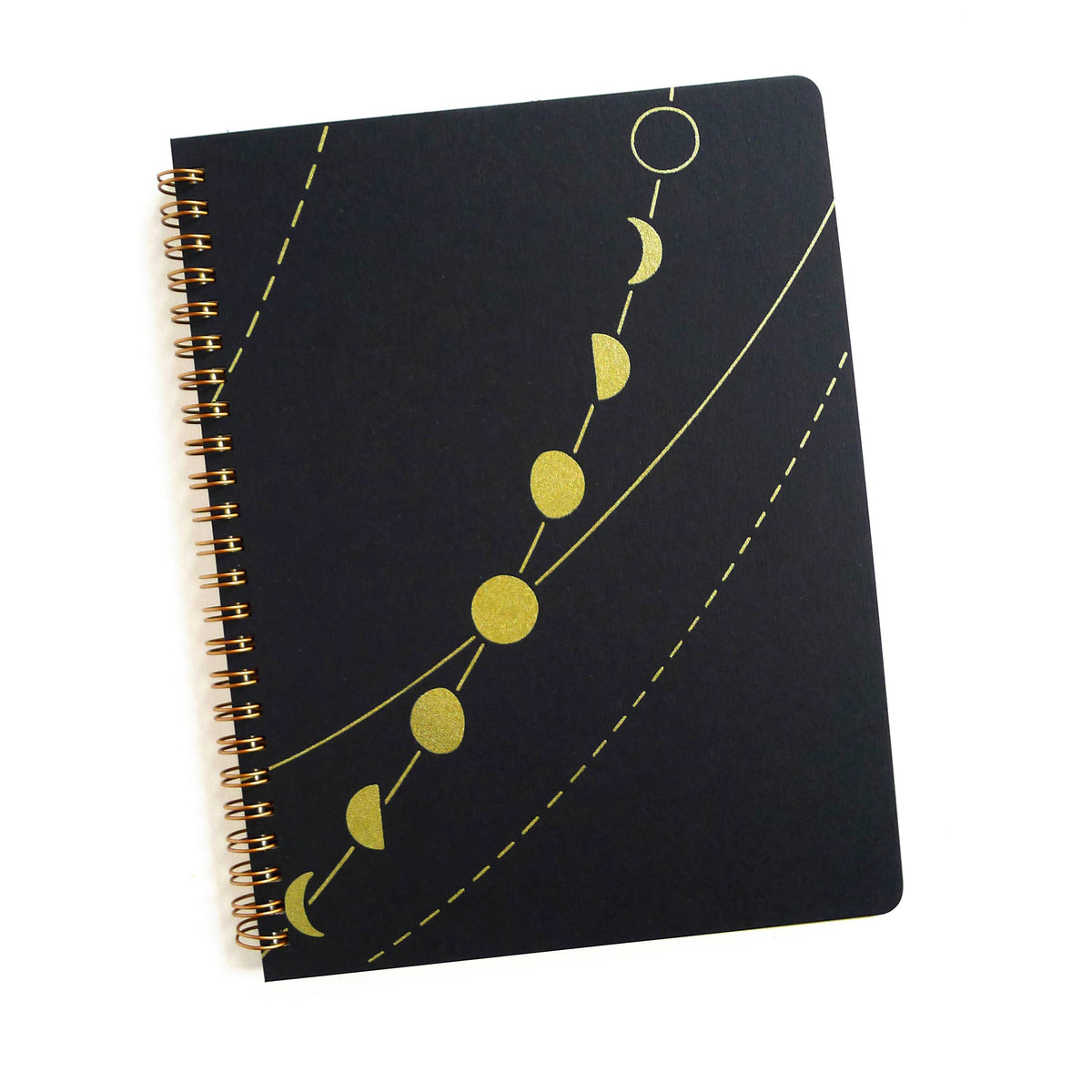 Moon Phase Coil Notebook