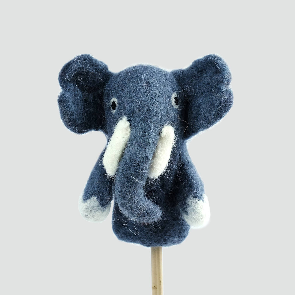 Felt Finger Puppet Elephant